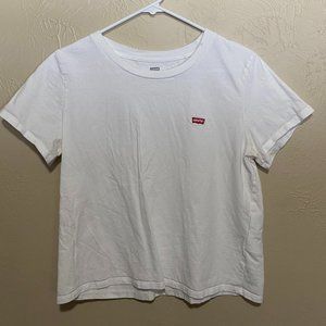 White Levi's crop top!